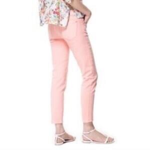 Zara Core Denim Trafaluc Coll. Slim Fit Dusty Rose Sz 6
